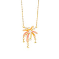 S925 Sterling Silver Fluorescent Enamel Fireworks Necklace