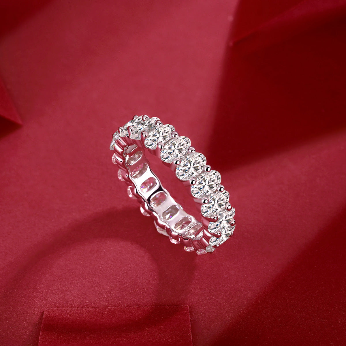 Goose Egg Ring in 925 Sterling Silver