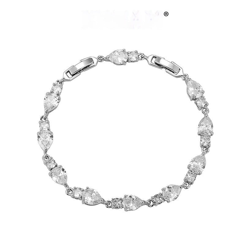 Galaxy-Inspired Color Stone Tennis Bracelet