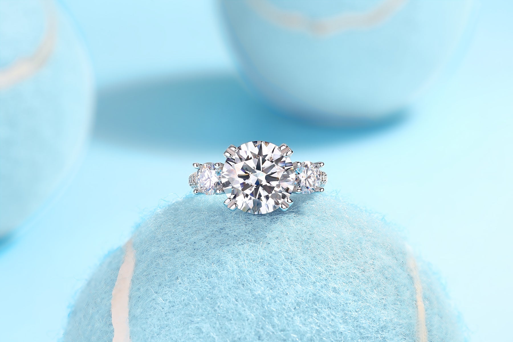 Dazzling Star Moissanite Set