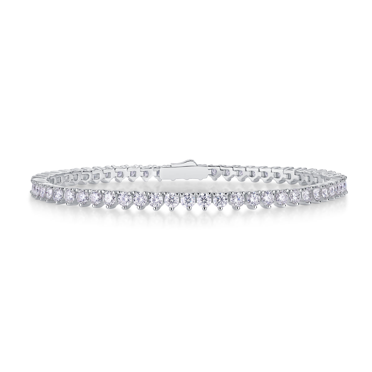 Moissanite Tennis Bracelet in S925 Silver