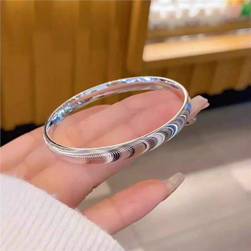 Premium S999 Pure Silver Cat's Eye Bracelet