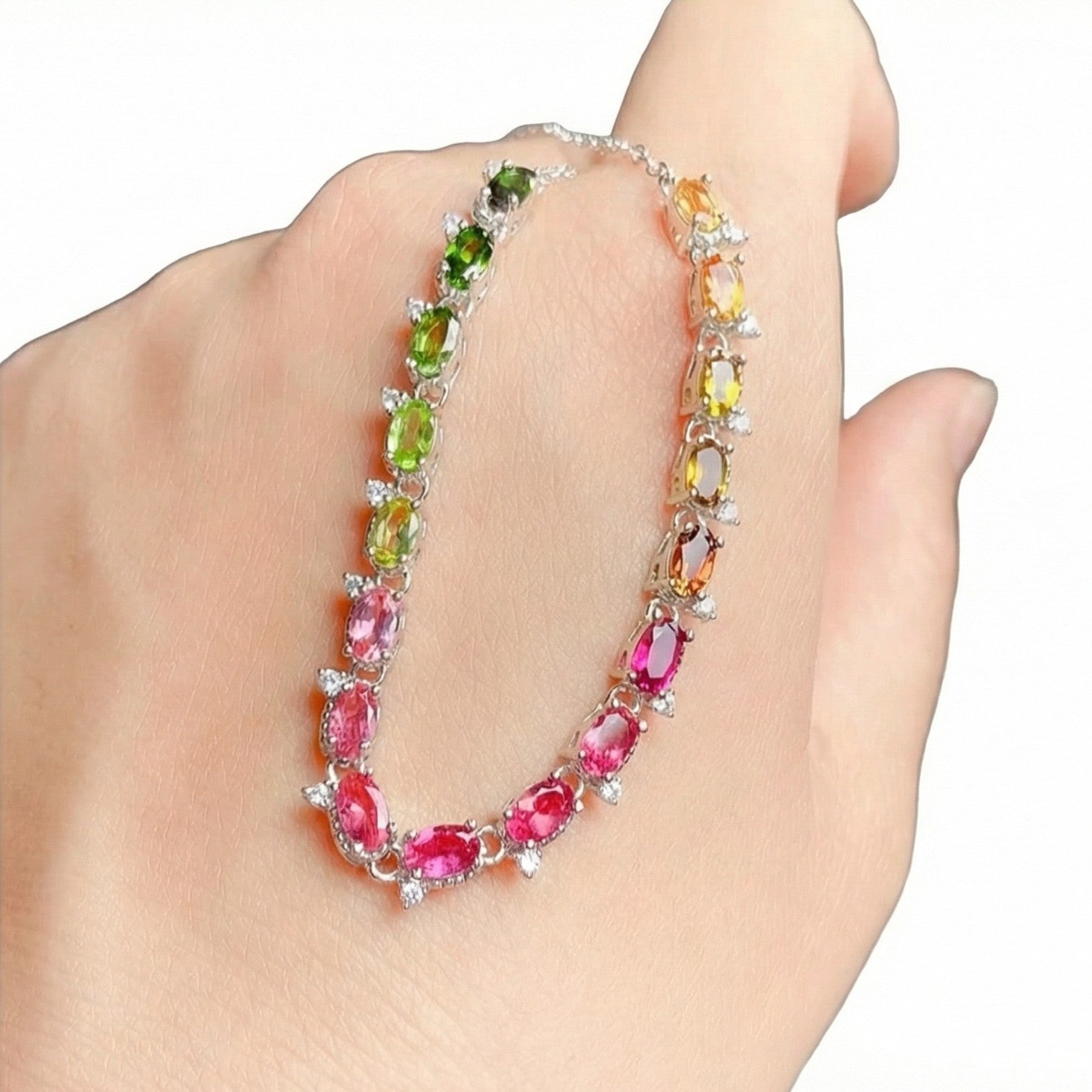 Handcrafted Tourmaline Bracelet for Women