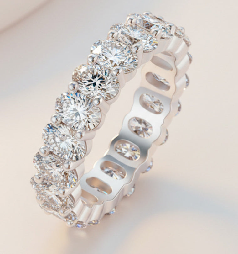 Goose Egg Ring in 925 Sterling Silver
