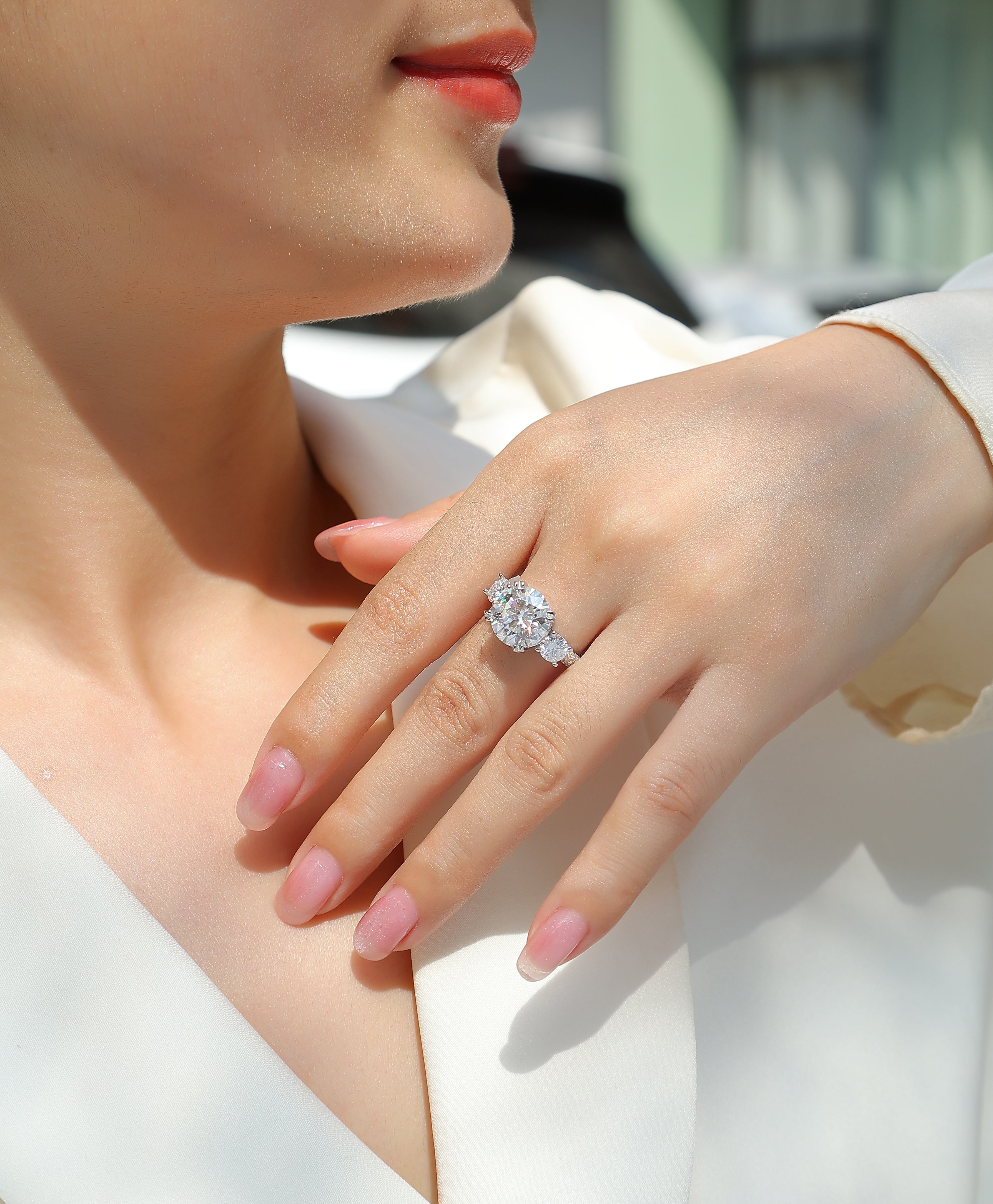 Dazzling Star Moissanite Set