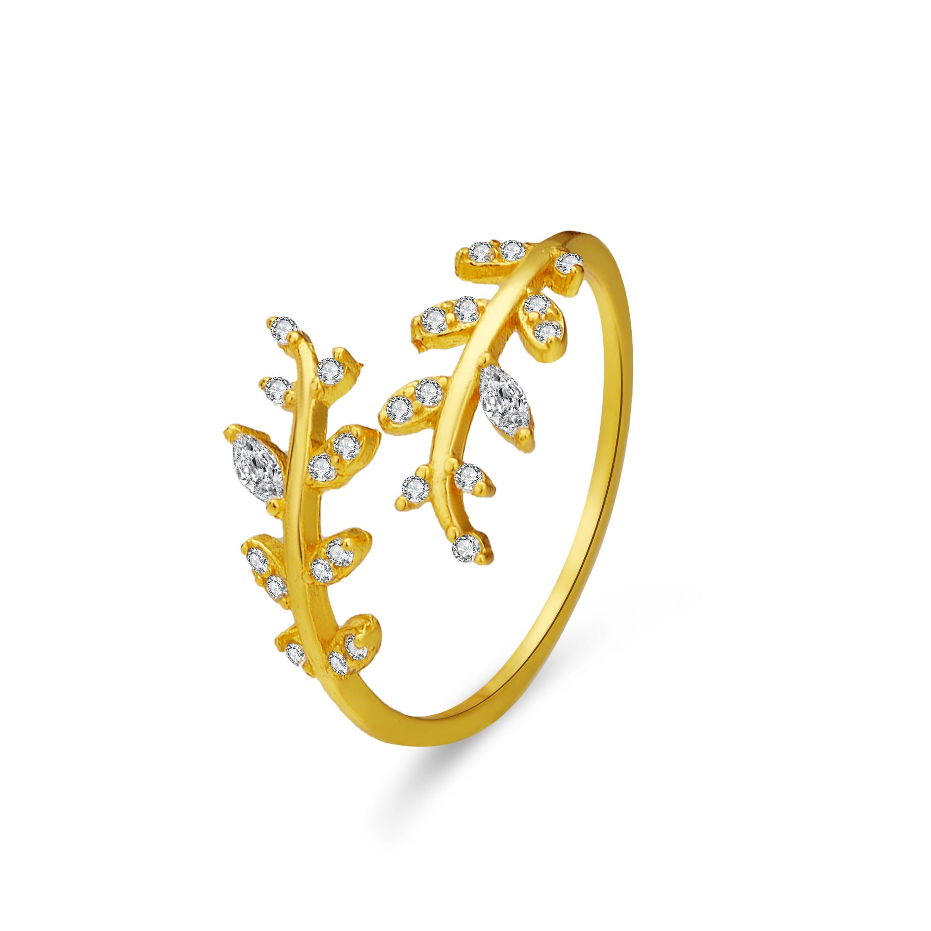 S925 Sterling Silver Leaf & Wheat