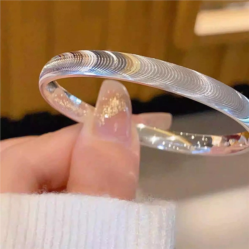 Premium S999 Pure Silver Cat's Eye Bracelet