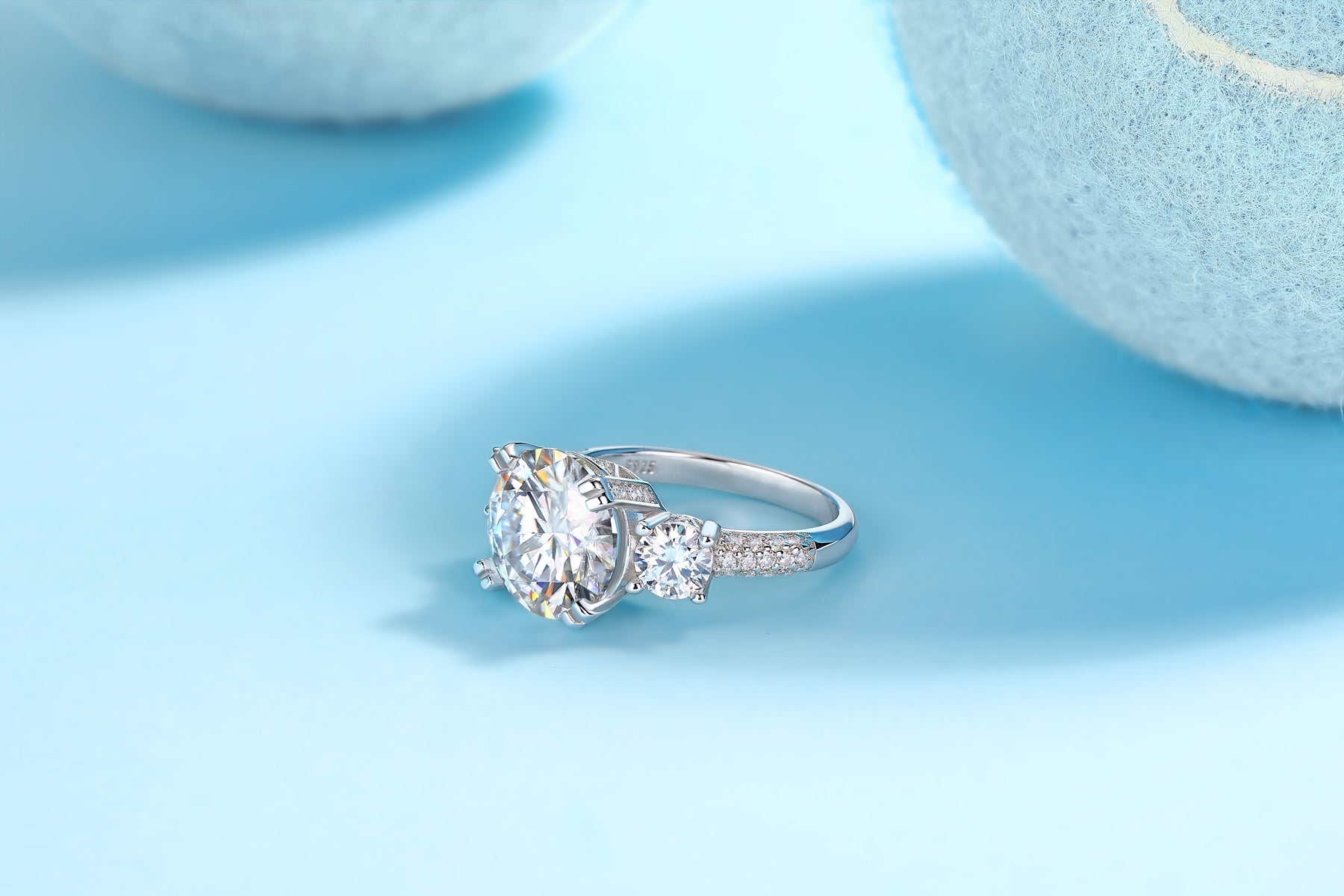 Dazzling Star Moissanite Set